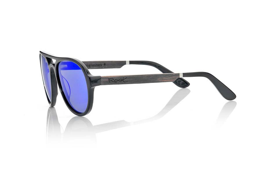 Gafas de Madera Natural de Ébano modelo RIN | Root Sunglasses® 